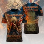Iron Maiden 2026 World Tour 3D Apparel