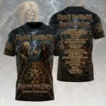 Iron Maiden 2026 World Tour 3D Apparel