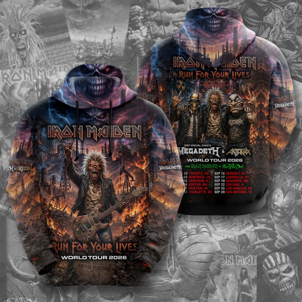 Iron Maiden 2026 World Tour 3D Apparel - Image 2
