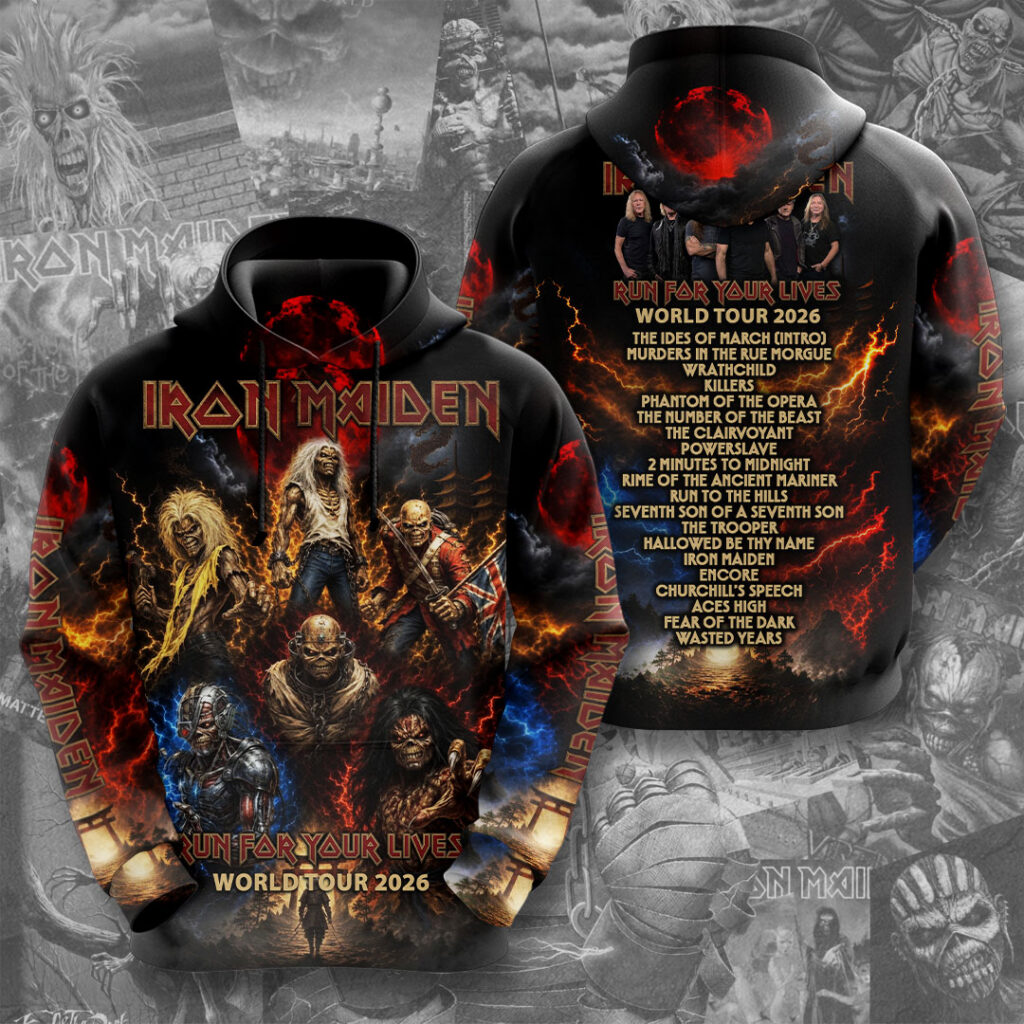 Iron Maiden 2026 World Tour 3D Apparel - Image 2
