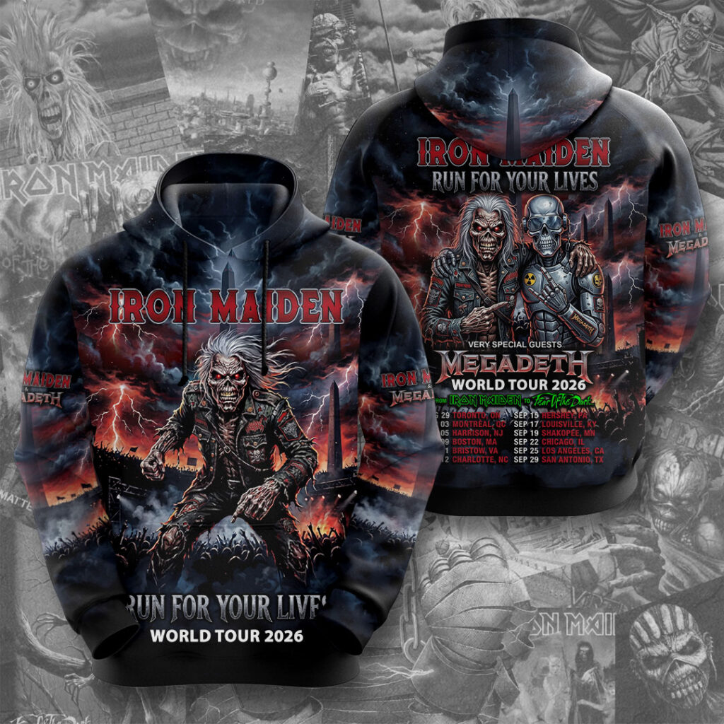Iron Maiden 2026 World Tour 3D Apparel - Image 2