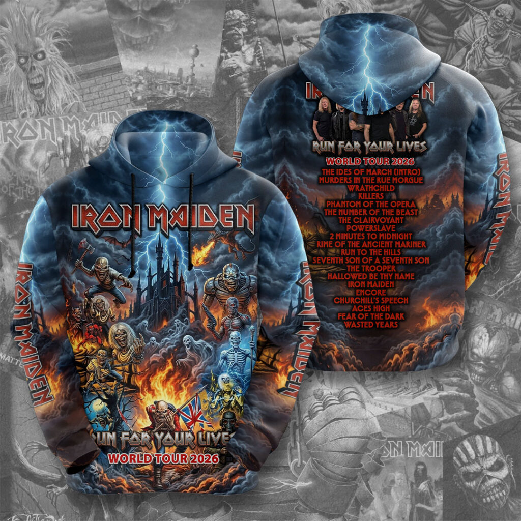 Iron Maiden 2026 World Tour 3D Apparel - Image 2