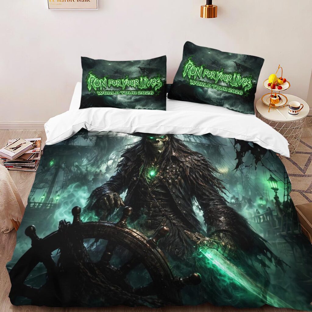 Iron Maiden 2026 World Tour 3-Piece Duvet Bedding Set - Image 2