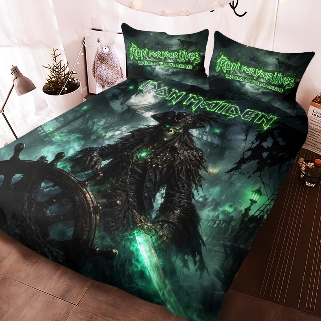 Iron Maiden 2026 World Tour 3-Piece Duvet Bedding Set - Image 3