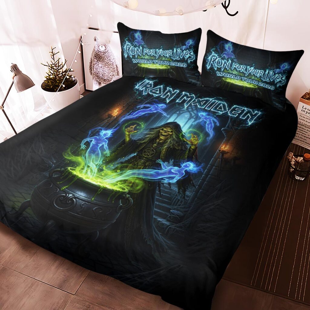 Iron Maiden 2026 World Tour 3-Piece Duvet Bedding Set - Image 2