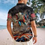 Iron Maiden 2026 World Tour Short Sleeve Button-Down Shirt - Image 3
