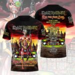 Iron Maiden 2026 World Tour 3D Apparel