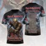 Iron Maiden 2026 World Tour 3D Apparel