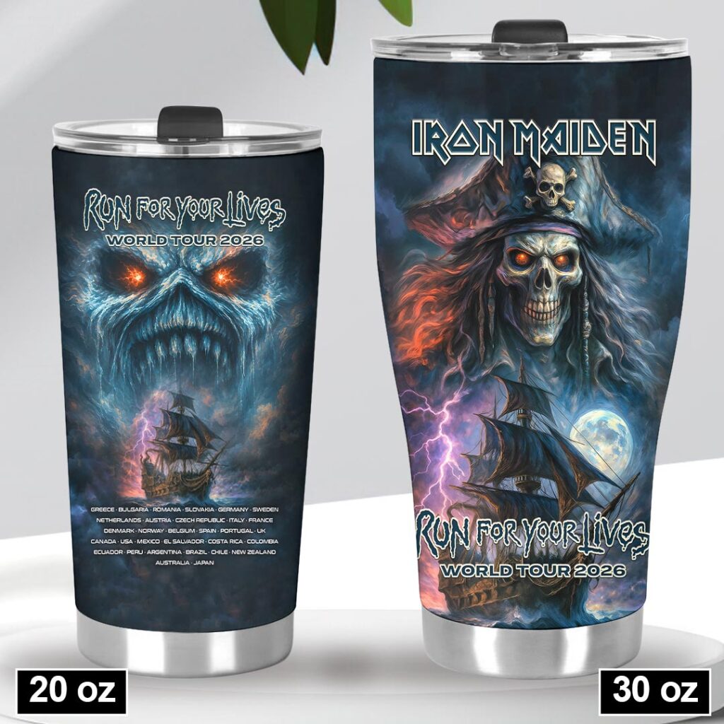 Iron Maiden 2026 World Tour Tumbler Cup - Image 4