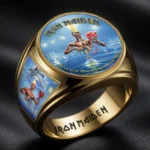Iron Maiden 3D Engraved Ring