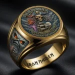 Iron Maiden 3D Engraved Ring