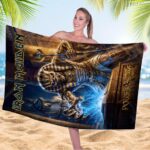 Iron Maiden Rectangle Beach Towel - Image 2