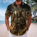 Iron Maiden Short Sleeve Button-Down Shirt - Image 2