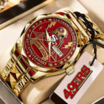 San Francisco 49ers 80th Anniversary Alloy Luxury Quartz Watch