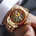 San Francisco 49ers 80th Anniversary Alloy Luxury Quartz Watch - Image 3