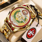 San Francisco 49ers 80th Anniversary Alloy Luxury Quartz Watch