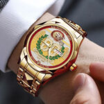 San Francisco 49ers 80th Anniversary Alloy Luxury Quartz Watch - Image 3