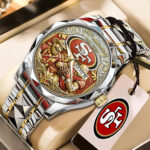 San Francisco 49ers 80th Anniversary Alloy Luxury Quartz Watch