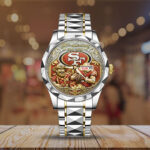 San Francisco 49ers 80th Anniversary Alloy Luxury Quartz Watch - Image 2