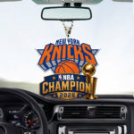 New York Knicks Custom shape 1-sided Acrylic Car Ornament - Image 3