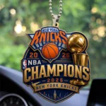 New York Knicks Custom shape 1-sided Acrylic Car Ornament