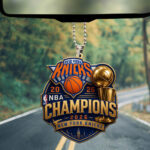 New York Knicks Custom shape 1-sided Acrylic Car Ornament - Image 2