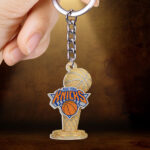 New York Knicks 2026 NBA Finals Champions Custom Shape 2-sided Keychain - Image 2