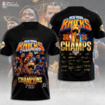 New York Knicks 2026 NBA Finals Champions 3D Apparel