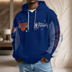 New York Knicks 2026 NBA Finals Champions 3D Unisex Waffle Hoodie - Image 4
