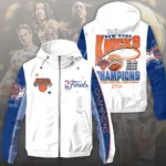 New York Knicks 2026 NBA Finals Champions 3D Windbreaker Jacket