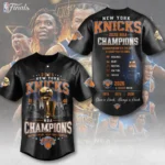 New York Knicks 2026 NBA Finals Champions Baseball Jersey