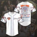 New York Knicks 2026 NBA Finals Champions Baseball Jersey