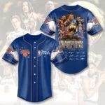 New York Knicks 2026 NBA Finals Champions Baseball Jersey
