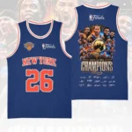 New York Knicks 2026 NBA Finals Champions Basketball Jersey