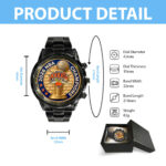 New York Knicks 2026 NBA Finals Champions Black Stainless Steel Watch - Image 5