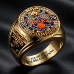 New York Knicks 2026 NBA Finals Champions 3D Engraved Ring