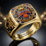 New York Knicks 2026 NBA Finals Champions 3D Engraved Ring - Image 2