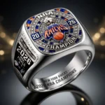 New York Knicks 2026 NBA Finals Champions 3D Engraved Ring - Image 4