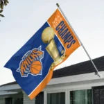 New York Knicks 2026 NBA Finals Champions 3D Double-side House Flag