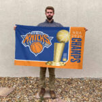 New York Knicks 2026 NBA Finals Champions 3D Double-side House Flag - Image 2