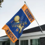 New York Knicks 2026 NBA Finals Champions 3D Double-side House Flag