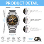 New York Knicks 2026 NBA Finals Champions Gentleman Stainless Steel Watch - Image 3
