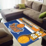 New York Knicks 2026 NBA Finals Champions Rectangular Rug - Image 3