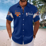 New York Knicks 2026 NBA Finals Champions Short Sleeve Button-Down Shirt - Image 2