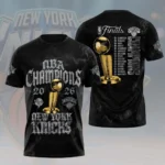 New York Knicks 2026 NBA Finals Champions 3D Apparel