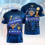 New York Knicks 2026 NBA Finals Champions 3D Apparel