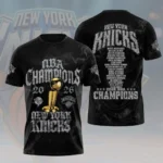 New York Knicks 2026 NBA Finals Champions 3D Apparel