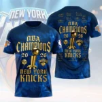 New York Knicks 2026 NBA Finals Champions 3D Apparel
