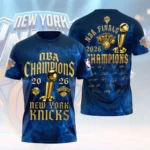 New York Knicks 2026 NBA Finals Champions 3D Apparel