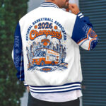 New York Knicks 2026 NBA Finals Champions Varsity Jacket - Image 3
